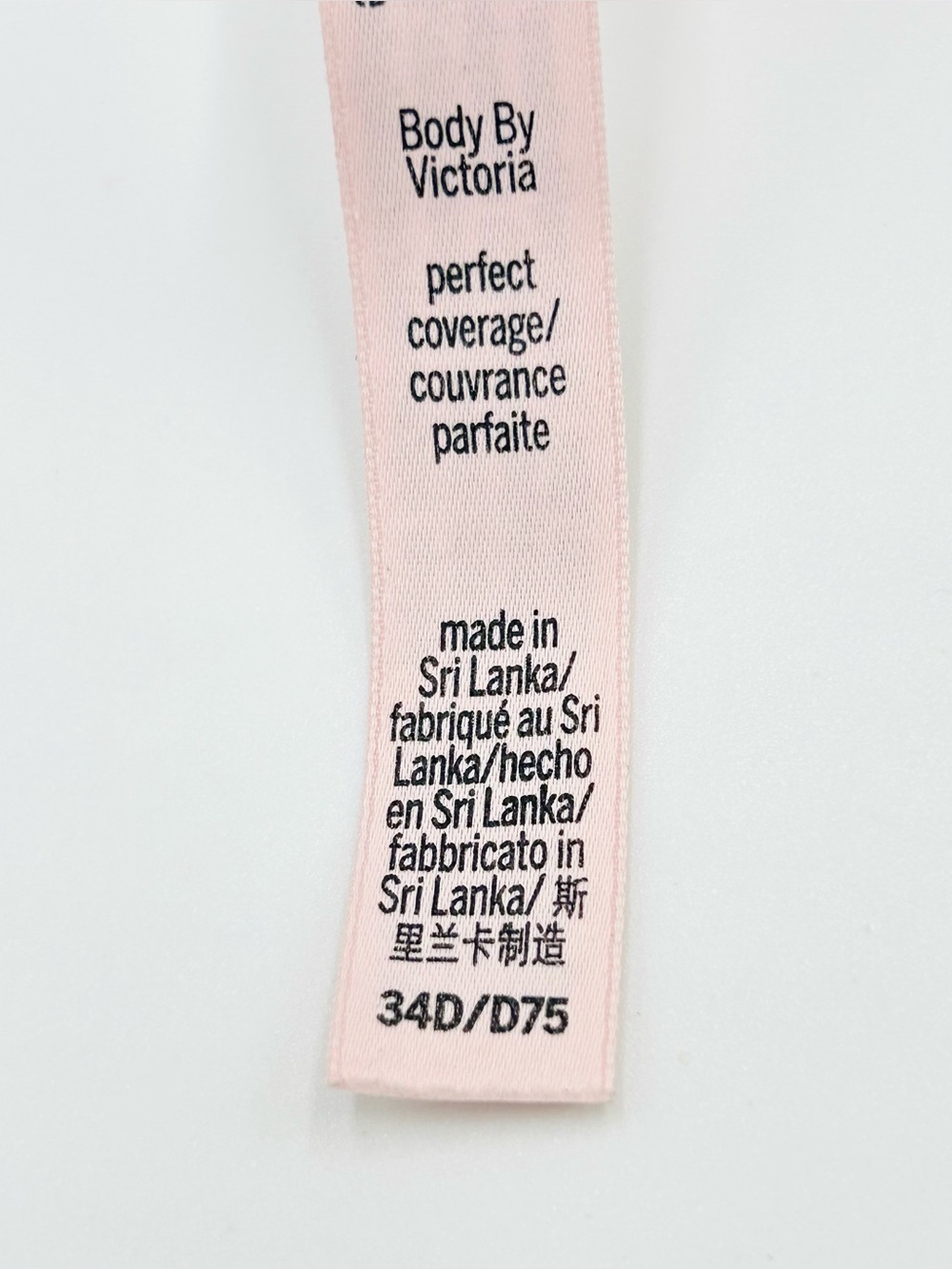 Victoria’s Secret Body by Victoria Perfect Coverage Bra 34D Lace Underwire Taupe - Picture 3 of 9